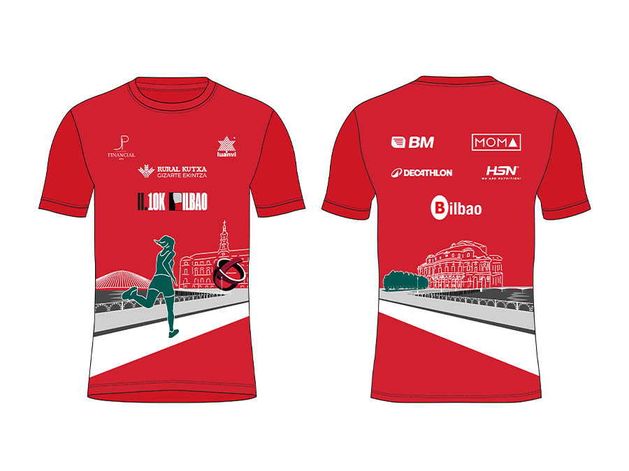 Ya están aquí las camisetas del 10K Bilbao. Ahora solo faltas tú!