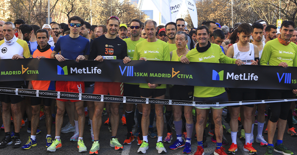 La VIII Edición del 15 Km MetLife Madrid Activa bate su récord de participantes
