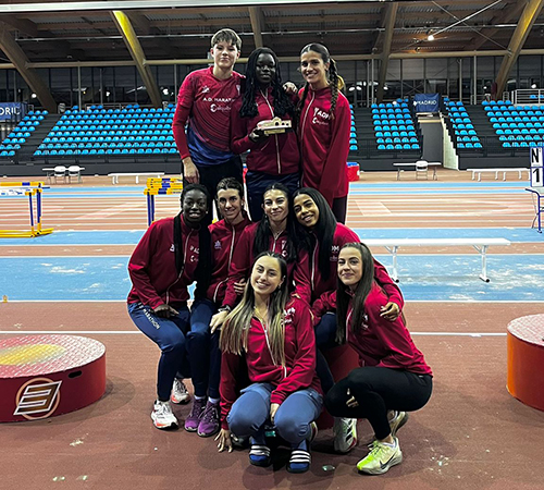 CAMPEONATO DE MADRID DE CLUBES EN PISTA CUBIERTA: TÍTULO FEMENINO Y SUBCAMPEONATO MASCULINO 