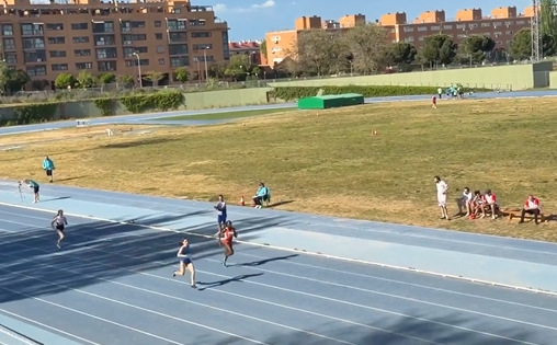 DOBLE TÍTULO AUTONÓMICO PARA PATRICIA PERUCCON EN LOS CAMPEONATOS DE MADRID FEMADDI CELEBRADOS EN LAS PISTAS DE ALUCHE:  100 m y 200 m