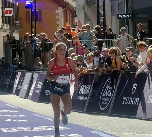 DOBLE SEGUNDA PLAZA DE ARIADNA VILLALOBOS EN LA CATEGORÍA MÍNIME DEL ULTRA TRAIL MONT BLANC 