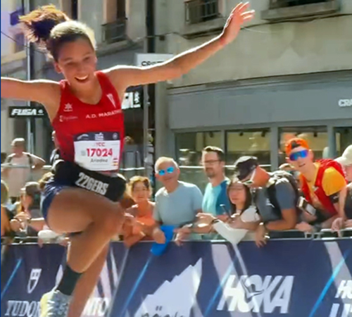 DOBLE SEGUNDA PLAZA DE ARIADNA VILLALOBOS EN LA CATEGORÍA MÍNIME DEL ULTRA TRAIL MONT BLANC 