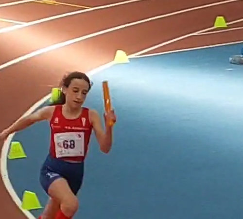LAS CHICAS DE LA AGRUPACIÓN DEPORTIVA MARATHON, SEXTAS EN EL CAMPEONATO DE MADRID SUB-12 DE CLUBES EN PISTA CUBIERTA 