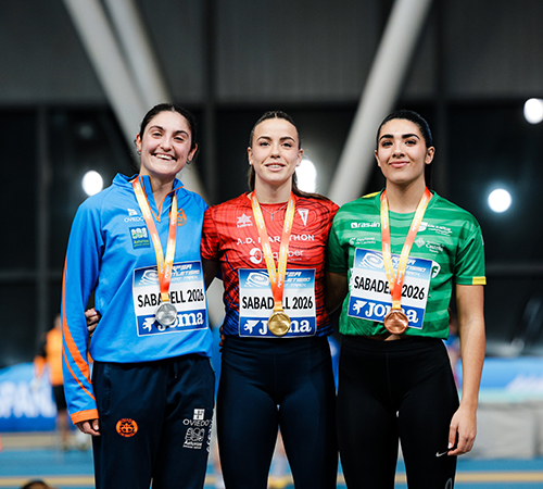 IRENE BRAVO, MEDALLA DE ORO EN EL PENTATLÓN DE LOS CAMPEONATOS DE ESPAÑA SHORT TRACK SUB-23