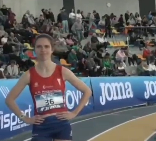 NATALIA ROJAS SE CUELGA LA PLATA EN LOS 400 METROS DE LOS CAMPEONATOS DE ESPAÑA SHORT TRACK SUB-23