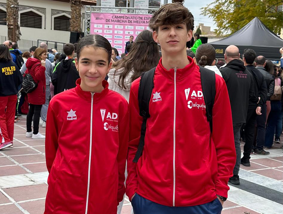 IRENE CASAS, CON RÉCORD DE MADRID SUB-16, Y MIGUEL DE ARRIBA SUBEN AL PODIO EN EL GRAN PREMIO DE MARCHA FLORACIÓN DE CIEZA