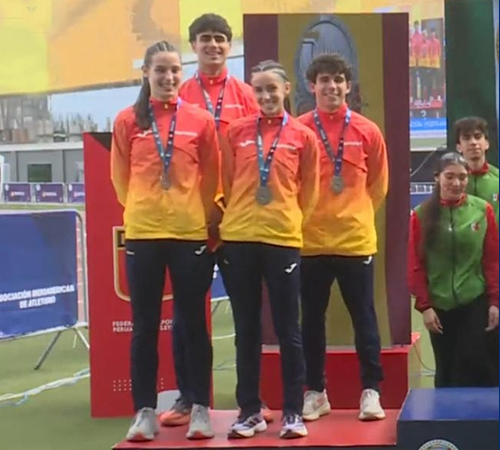 DIEGO ESPESO, OTRA MEDALLA PARA UN ‘MARATHONIANO’ EN EL IBEROAMERICANO SUB-20 GRACIAS AL 4X400 M MIXTO