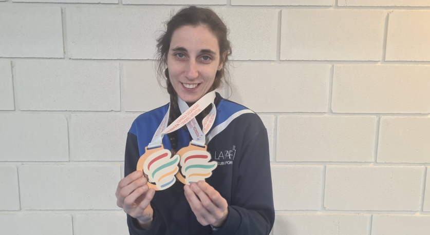 DOBLE TÍTULO NACIONAL Y UN SUBCAMPEONATO PARA PATRICIA PERUCCON EN LOS CAMPEONATOS DE ESPAÑA SHORT TRACK FEDDI