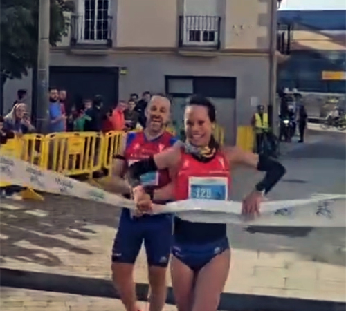 IVETTE ARRANZ Y TOMÁS GONZÁLEZ, LA PRIMERA PAREJA (E IVETTE LA PRIMERA FÉMINA) DE LA TERCERA EDICÓN DE LA LEGUA DE LA FAMILIA DE COLLADO VILLALBA 