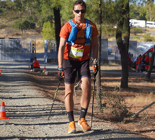 JORGE ASTASIO, SEGUNDO EN LA SEGUNDA PRUEBA DE LA COPA DE EXTREMADURA DE MARCHA NÓRDICA