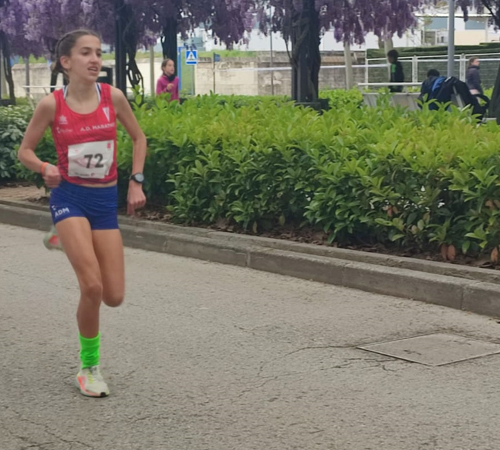 JULIA BELTRÁN, CAMPEONA DE MADRID DE LA MILLA EN LA CATEGORÍA SUB-14 FEMENINO EN EL MARCO DE LA MILLA URBANA DE TRES CANTOS