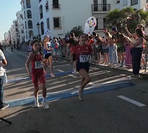 C0RRUCO RACE DE MANILVA: JULIA BELTRÁN, LA MEJOR ATLETA SUB-14 FEMENINA 