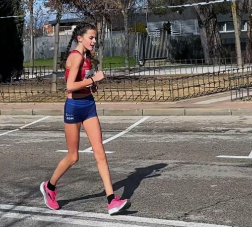 NOA LLORENTE, CARMEN MARTÍN E ILDEFONSO RODRÍGUEZ, CAMPEONES DE MADRID DE MARCHA EN RUTA EN SUS CATEGORÍA; MEDALLAS PARA MARTA NARANJO, IRENE CASAS Y BEGOÑA FRUTOS