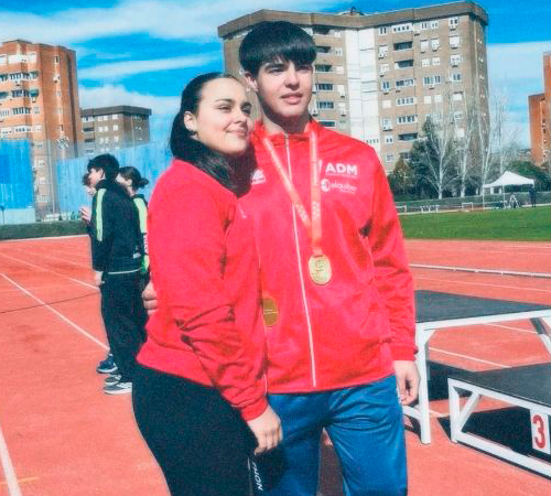 TÍTULOS MADRILEÑOS SUB-18 EN LANZAMIENTO DE MARTILLO PARA SERGIO MORENO Y MARÍA MONTESINO RODRÍGUEZ