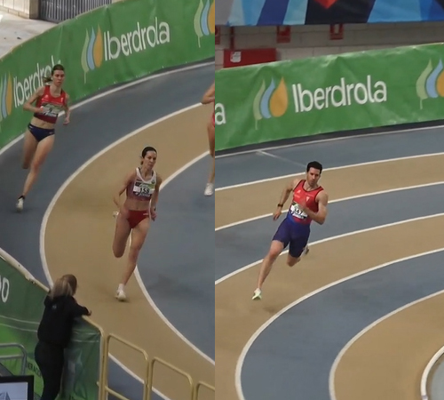 MARTA BAYO E ISAAC CARMONA, MEDALLISTAS EN LOS CAMPEONATOS DE ESPAÑA SHORT TRACK MÁSTER DE ANTEQUERA