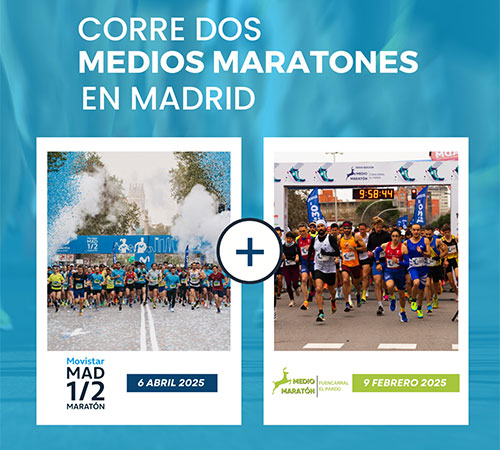 Disfruta del Movistar Madrid Medio Maratón y del Medio Maratón de Fuencarral – El Pardo a un precio especial