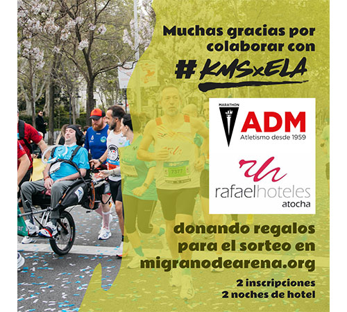 La Agrupación Deportiva Marathon con la lucha contra la ELA