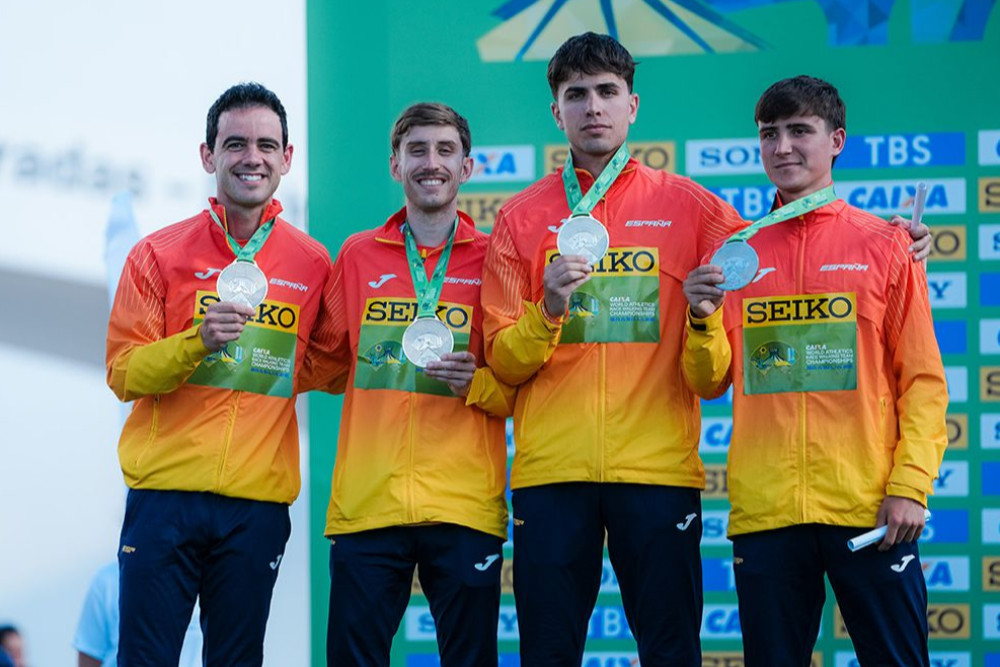 DIEGO GARCÍA CARRERA CONQUISTA LA MEDALLA DE PLATA CON LA SELECCIÓN ESPAÑOLA EN EL CAMPEONATO DEL MUNDO DE MARCHA POR EQUIPOS CELEBRADO EN BRASILIA 