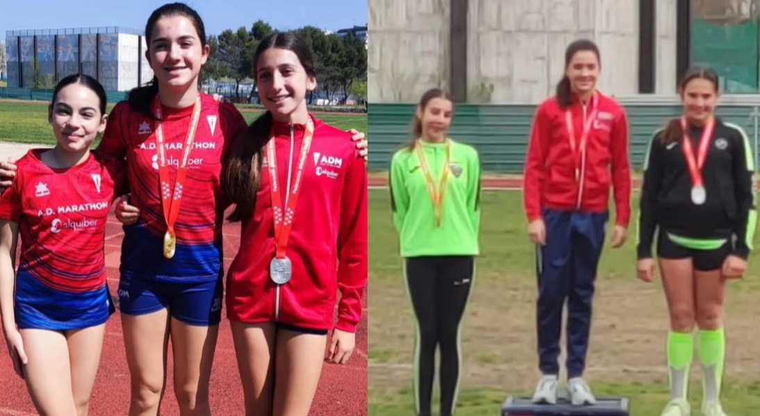 DOBLE TITULO AUTONÓMICO PARA MARÍA GARCÍA REVENGA EN EL CAMPEONATO DE MADRID DE LANZAMIENTOS LARGOS SUB-14: MARTILLO Y DISCO