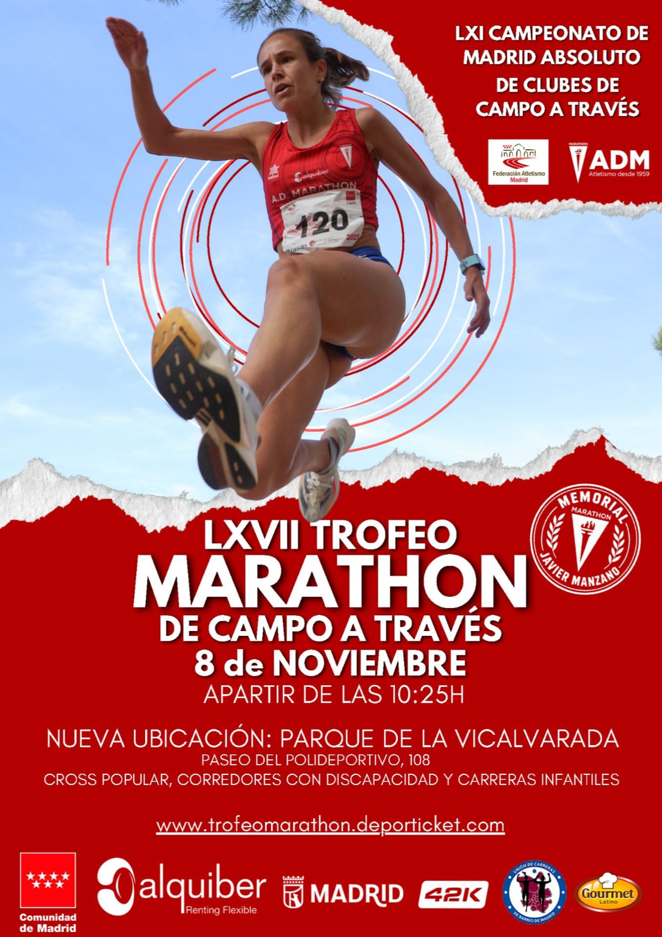 El TROFEO MARATHON DE CAMPO A TRAVÉS 2026 SE DISPUTARÁ EL 8 DE NOVIEMBRE CON LA GRAN NOVEDAD DE SU MUDANZA A VICÁLVARO