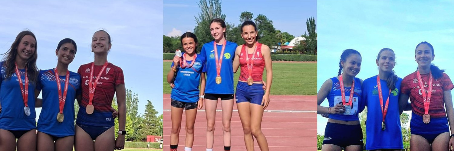 EL CAMPEONATO DE MADRID SUB-16 DEPARA UNA MEDALLA DE PLATA Y TRES PRESEAS DE BRONCE PARA ATLETAS DE LA AGRUPACIÓN DEPORTIVA MARATHON 