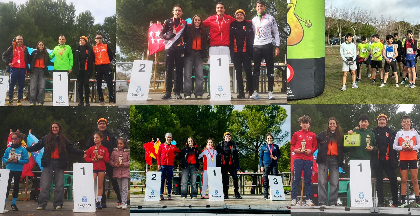 TÍTULOS MADRILEÑOS DE CAMPO A TRAVÉS MÁSTER PARA MOHAMED BEN DOHHOU Y MARGARITA LANDA Y VARIOS PODIOS MÁS PARA EL CLUB