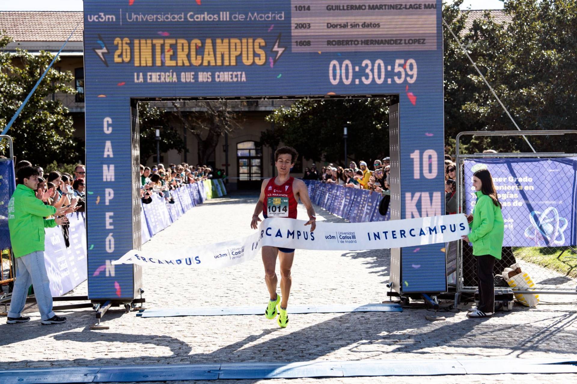 GUILLERMO MARTÍNEZ-LAGE SE IMPONE EN LA EDICIÓN 2026 DE LA CÉLEBRE CARRERA POPULAR INTERCAMPUS 
