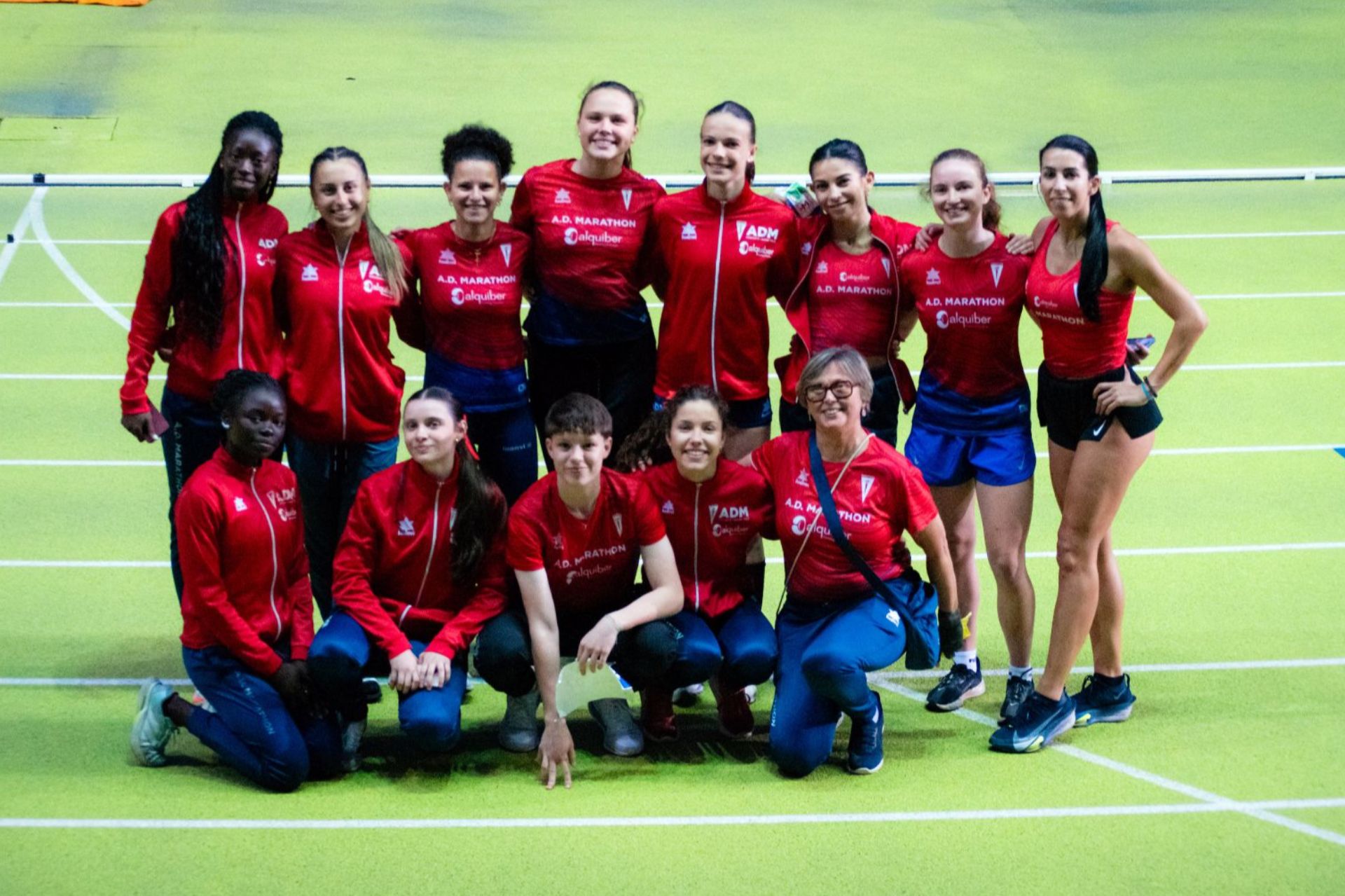 CUARTA POSICIÓN DE LAS CHICAS DE LA AGRUPACIÓN DEPORTIVA MARATHON EN EL ENCUENTRO C DE LA LIGA IBERDROLA DE ATLETISMO