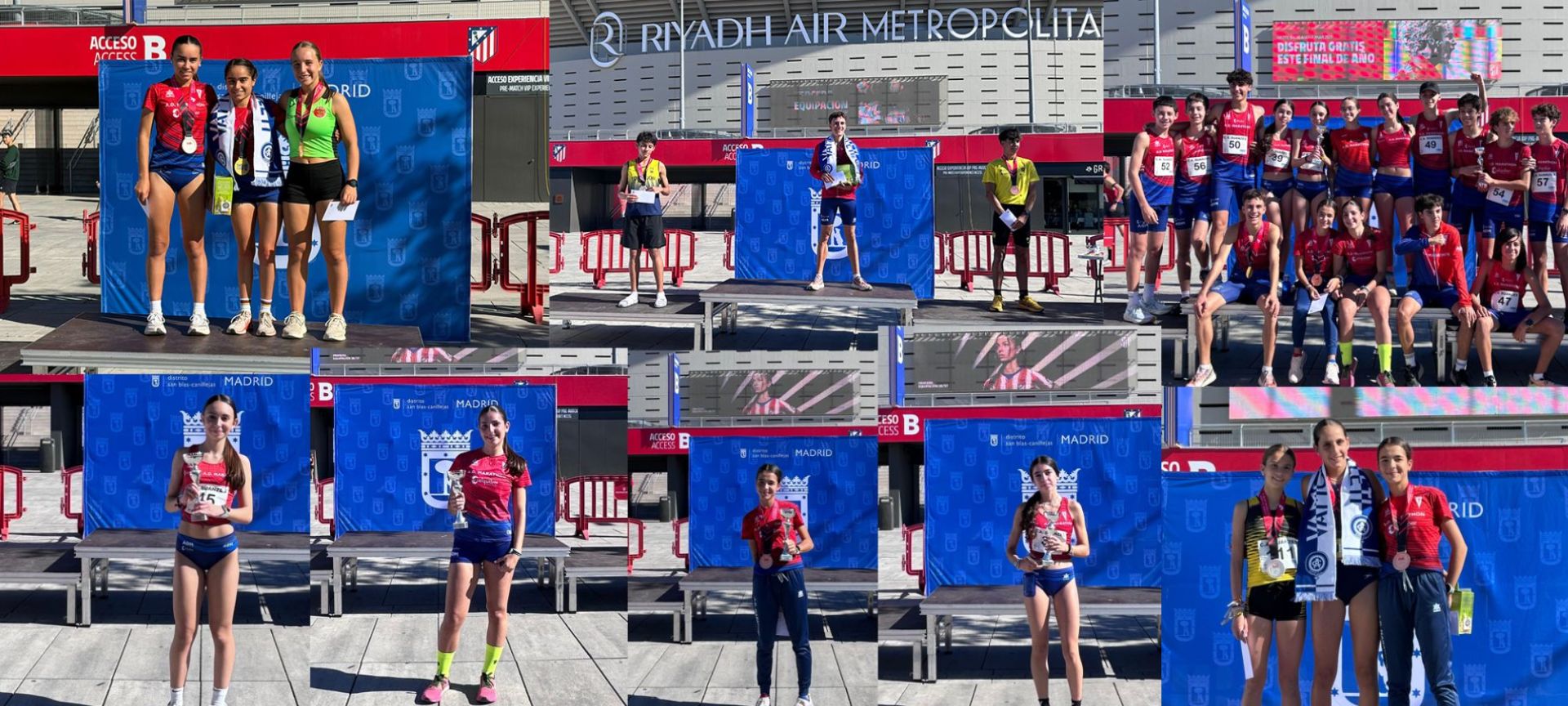 SARA LESMES Y OLAND JIMÉNEZ, CON VICTORIAS, CLAUDIA GARCÍA E IRENE CASAS CON PODIOS, DESTACAN EN EL CROSS DE SUANZES SAN BLAS