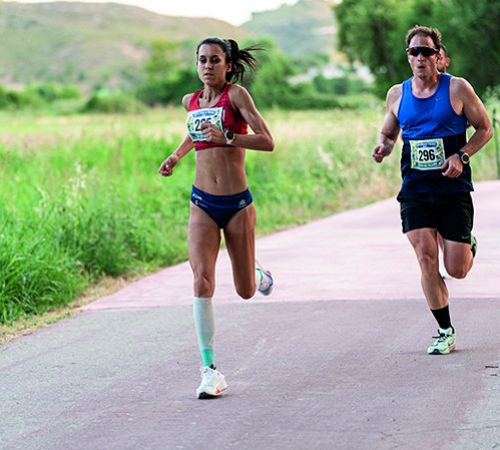 VICTORIA DE MARIANA CANTERO Y PODIO DE NOELIA SALAS EN LA LEGUA DE TIELMES VEGA DEL TAJUÑA