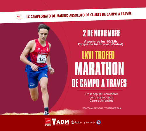 El LXVI Trofeo Marathon de Campo a Través reunirá a cientos de atletas en Madrid
