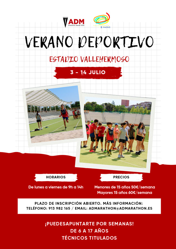 Verano Deportivo Estadio Vallehermoso 2023