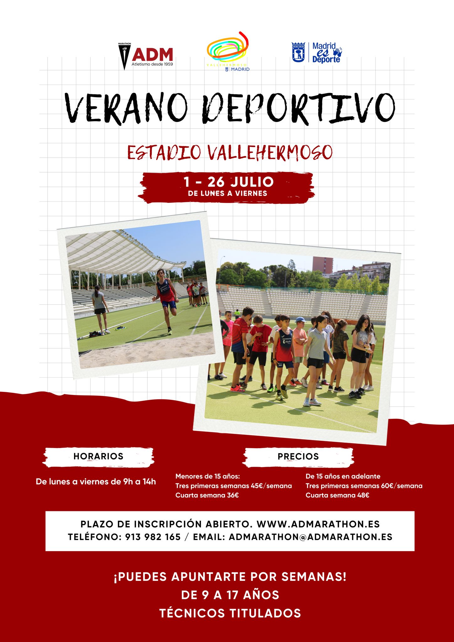 Verano Deportivo Estadio Vallehermoso 2024