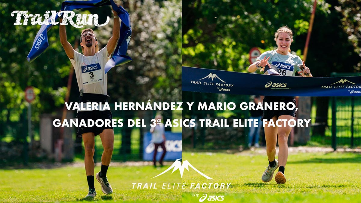Valeria Hernández y Mario Granero, ganadores del 3ª ASICS Trail Elite Factory