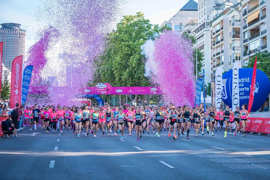 La Carrera de la Mujer de Madrid reúne a 35.000 mujeres en su 20 aniversario en un día histórico