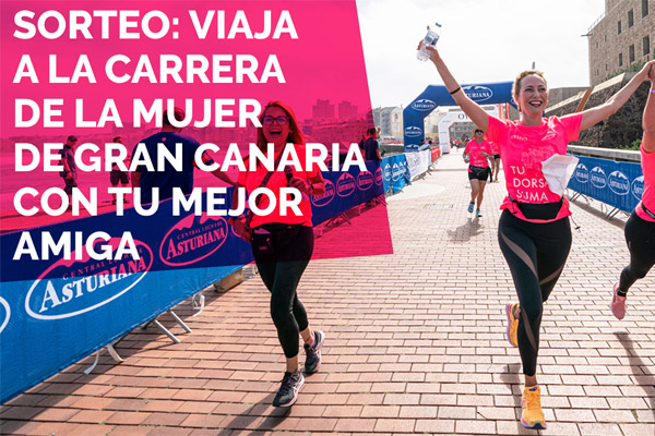SORTEO: ¡viaja con tu mejor amiga a la Carrera de la Mujer de Gran Canaria!