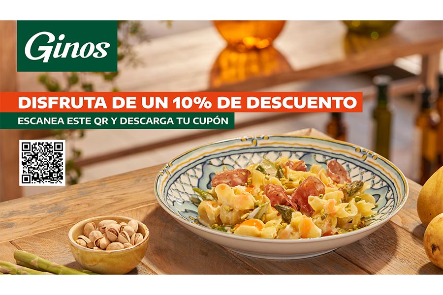 Este verano disfruta del 10% de descuento en Ginos