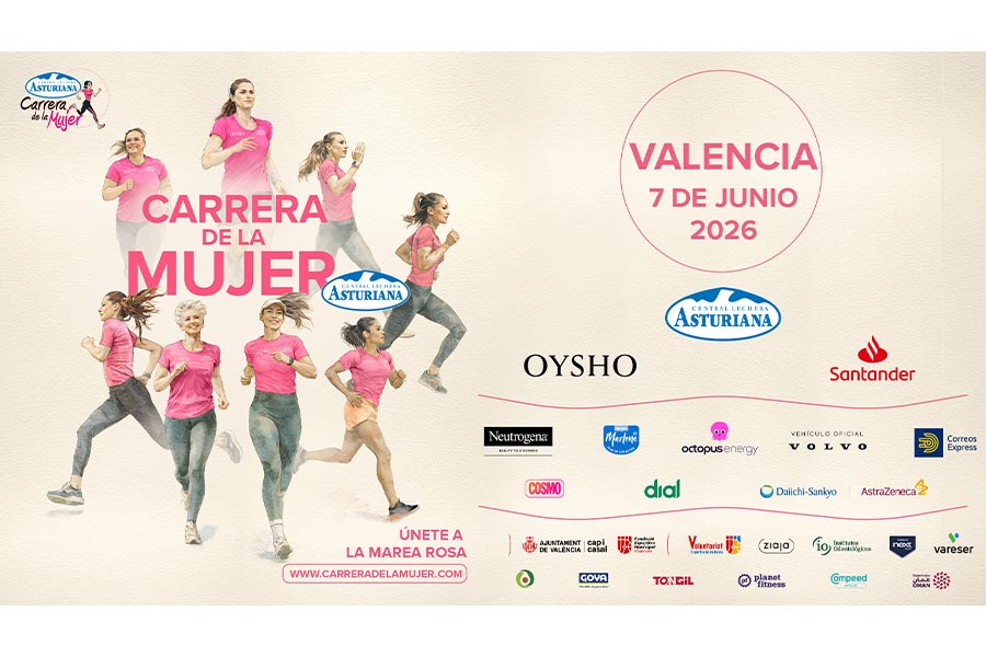 La Carrera de la Mujer llega este domingo 7 de junio a Valencia