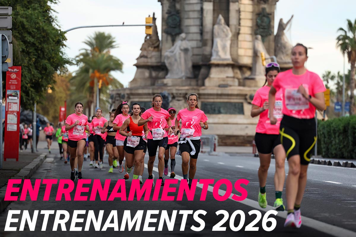 Vuelven los entrenamientos para preparar la Carrera de la Mujer
