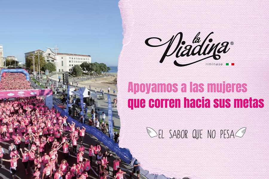 La Piadina Riminese vuelve a apoyar a las mujeres que corren hacia sus metas en A Coruña