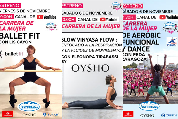 Vuelve el Aeróbic y el yoga en directo con la Carrera de la Mujer de Zaragoza