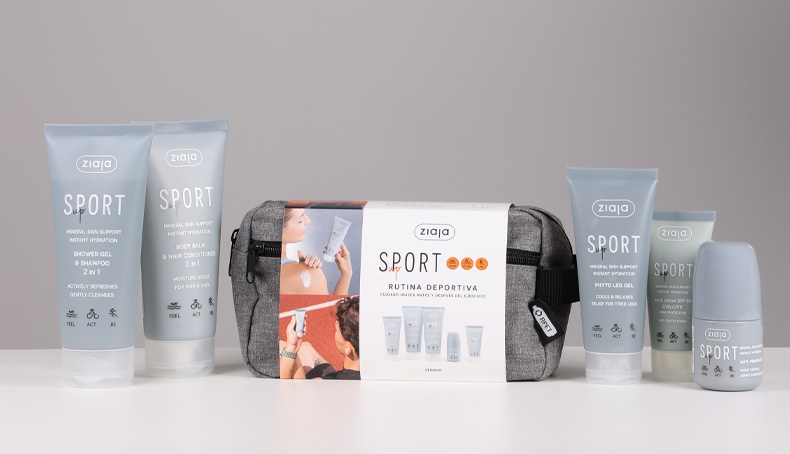 Nuevo Set Sport de Ziaja: 5 esenciales de cuidado completo 