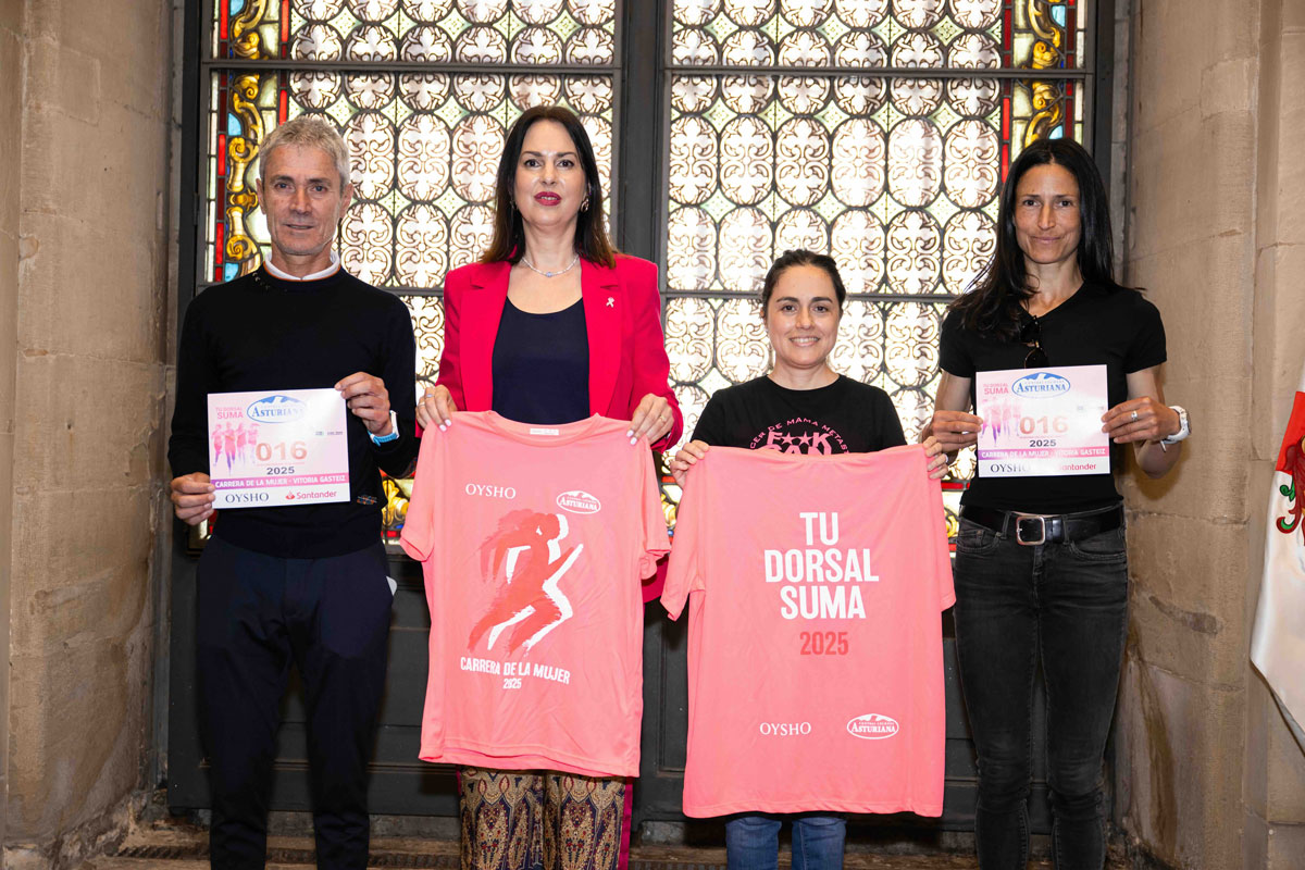 La Carrera de la Mujer Central Lechera Asturiana de Vitoria - Gasteiz reunirá el 1 de junio a más de 3.500 participantes