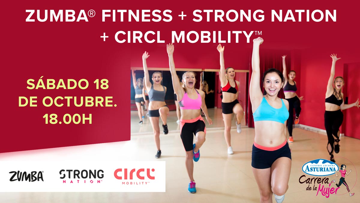 Pilates, hipopresivos y Zumba en la Carrera de la Mujer de Zaragoza