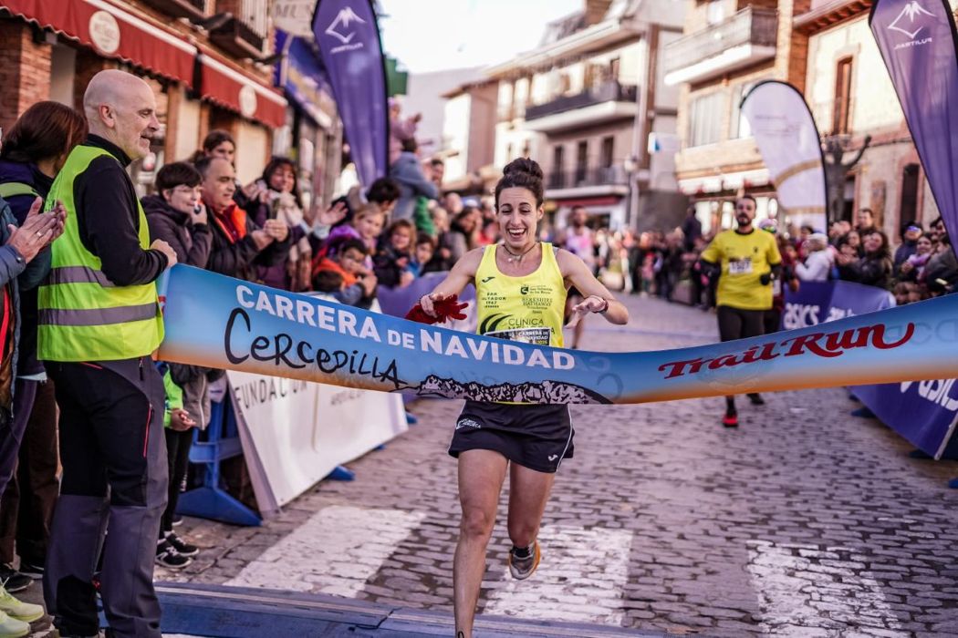 Los hermanos Ferrando Galán y Leire Castrejón dominan la Carrera de Navidad de Cercedilla 2025