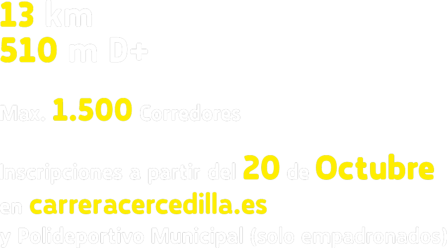 XXI Carrera de Navidad CERCEDILLA