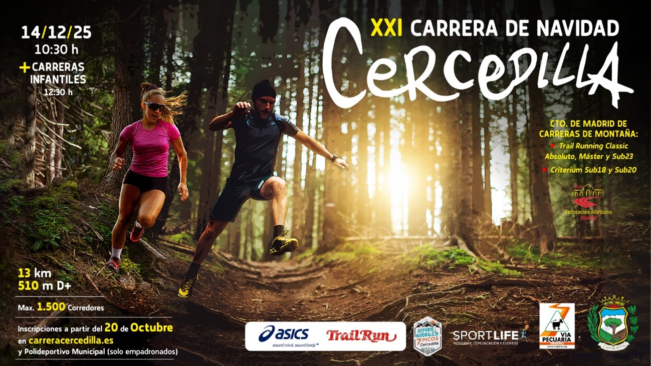 TU DORSAL Y ULTIMAS RECOMENDACIONES XXI CARRERA DE NAVIDAD DE CERCEDILLA 2025