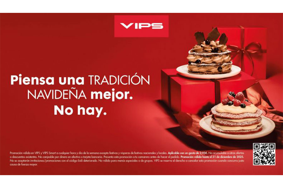 Aprovecha el descuento y prueba las tortitas navideñas de VIPS