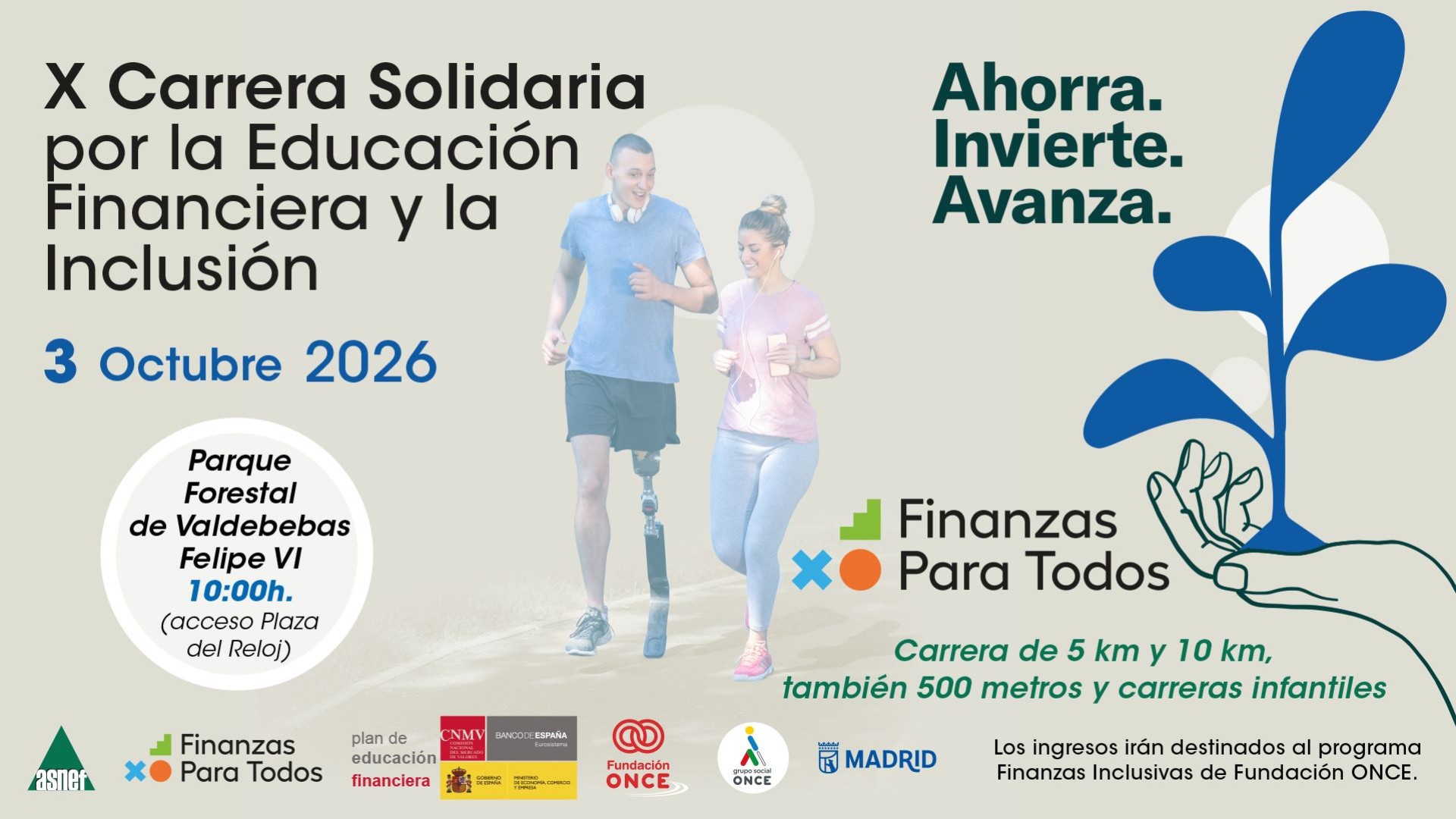 Carrera Solidaria por la Educación Financiera y la Inclusión