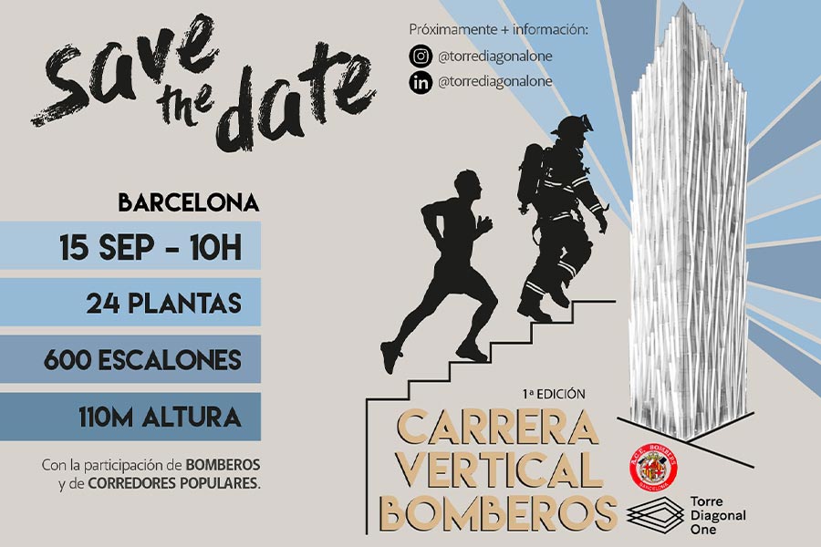 Llega la I CARRERA VERTICAL - TORRE DIAGONAL ONE